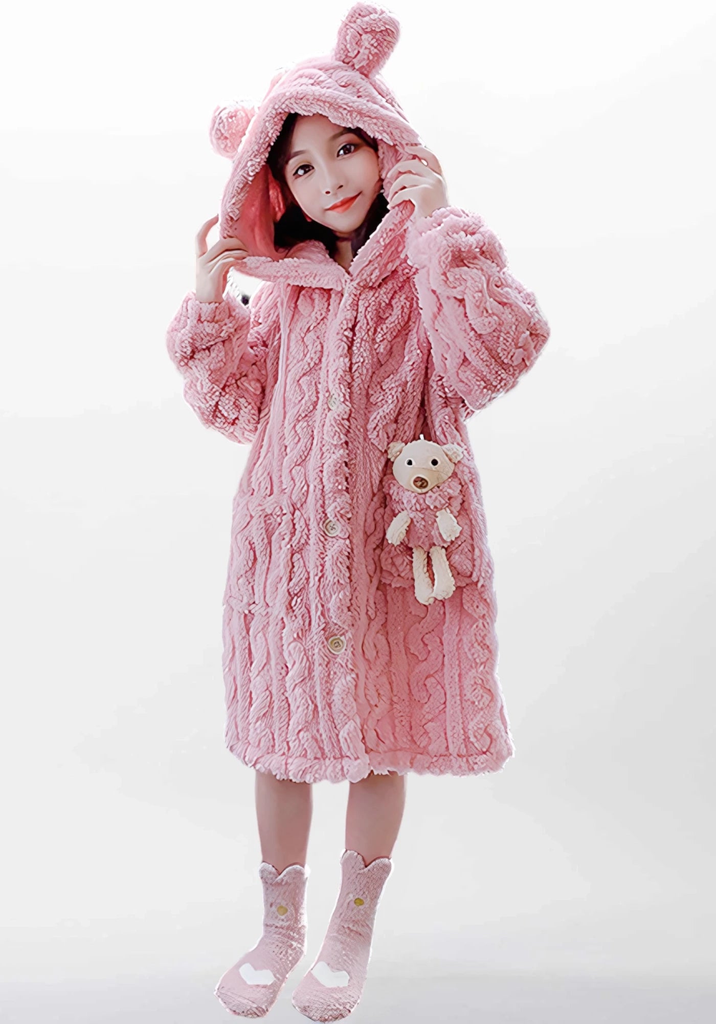 Robe de chambre fille 4 ans sale