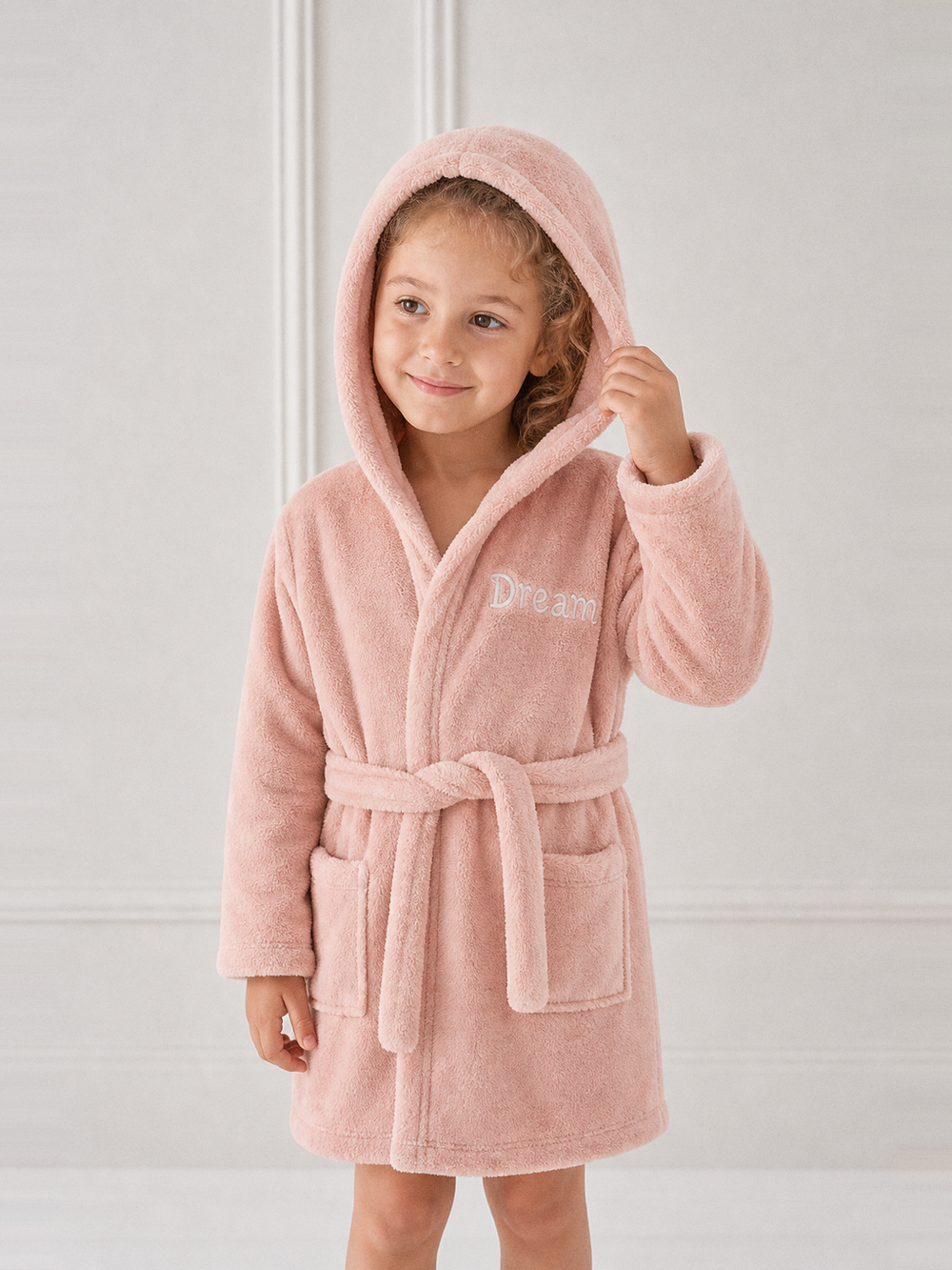 Robe de chambre fille 4 ans – capuche