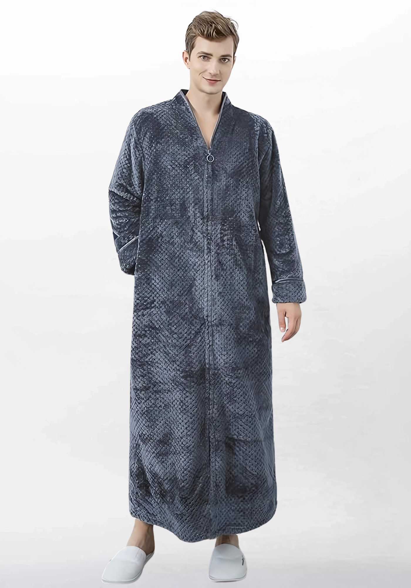 Robe de chambre garçon zippée hotsell