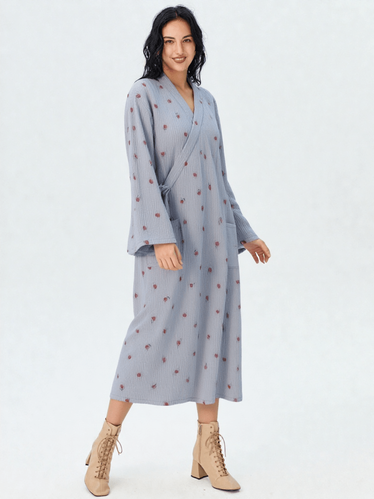 Robe de chambre gaze de coton femme - Ma robe de chambre