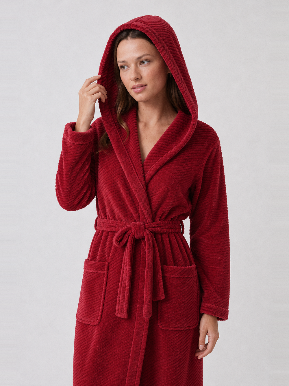Robe de chambre hiver – capuche