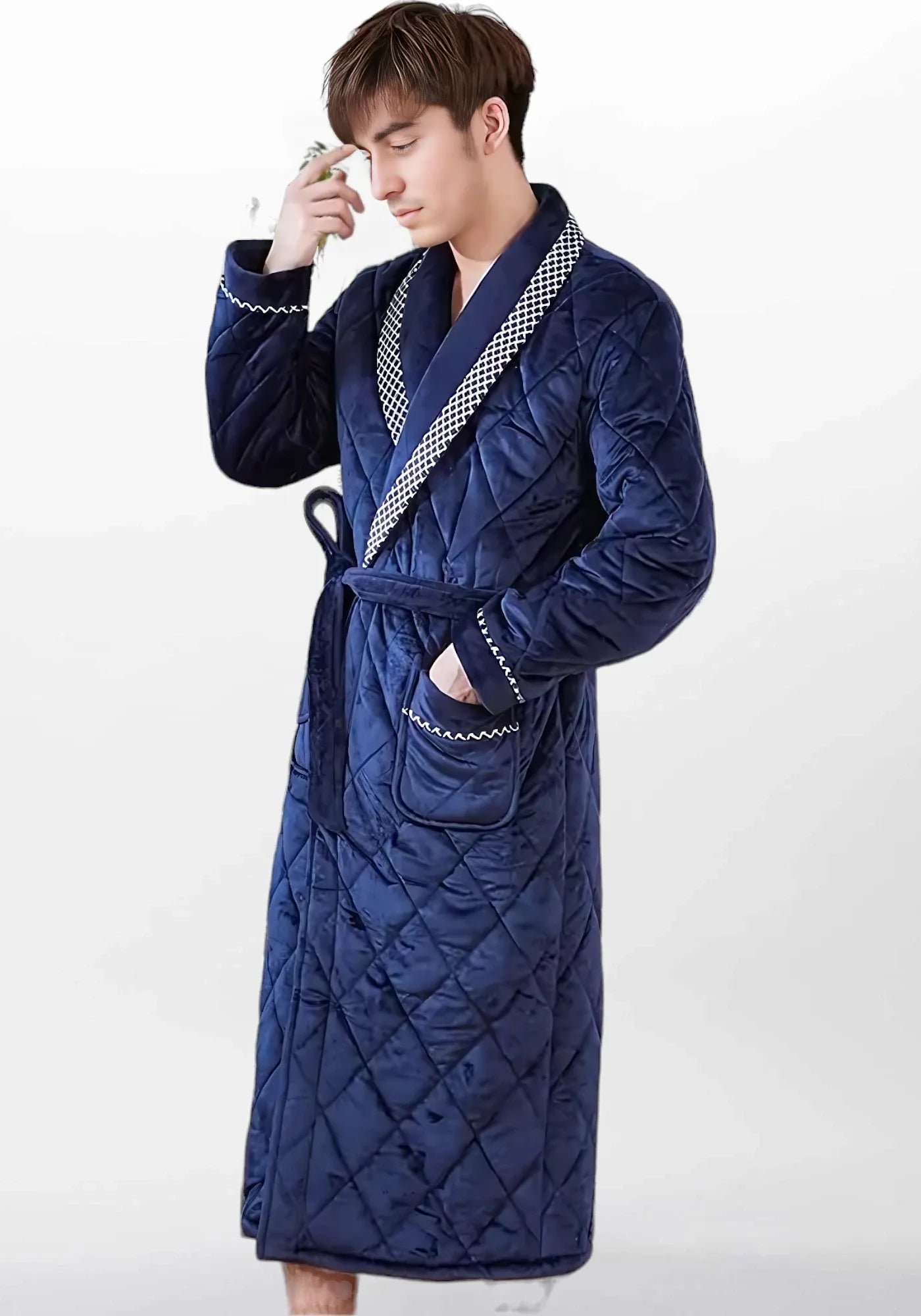 Robe de chambre hiver homme