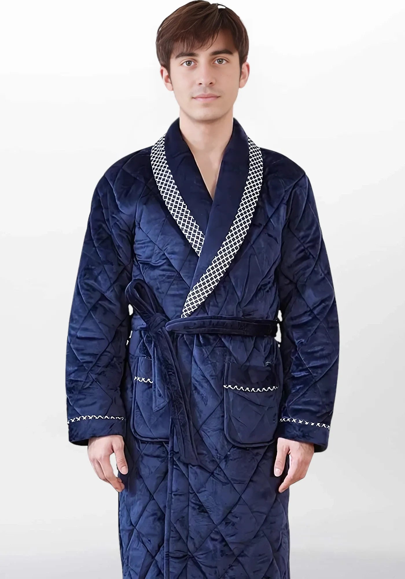 Robe de chambre hiver homme