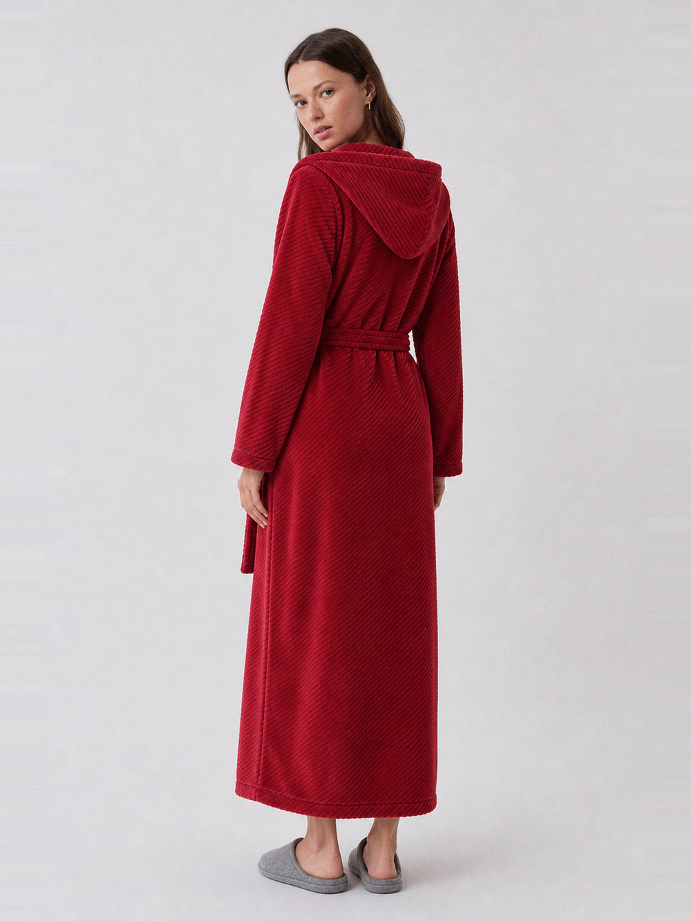 Robe de chambre hiver – vue de dos
