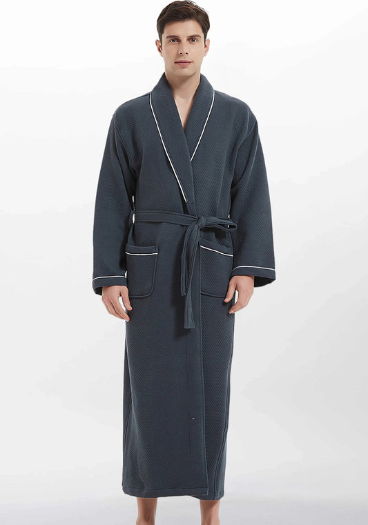 Robe de chambre homme coton léger