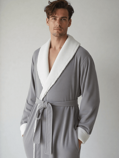 Robe de chambre homme longue polaire - Ma robe de chambre