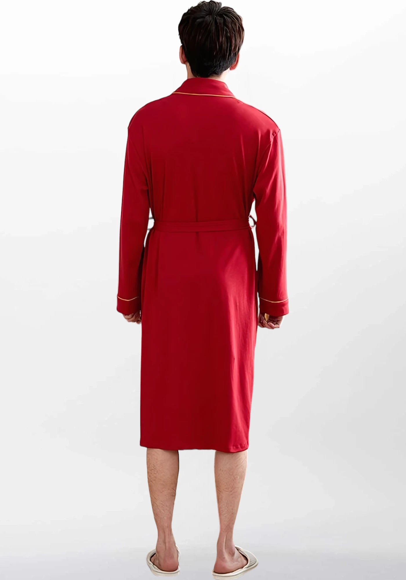 Robe de chambre homme satin de coton - Ma robe de chambre
