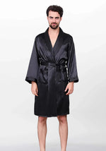 Robe de chambre homme satin soie - Vignette | Ma robe de chambre