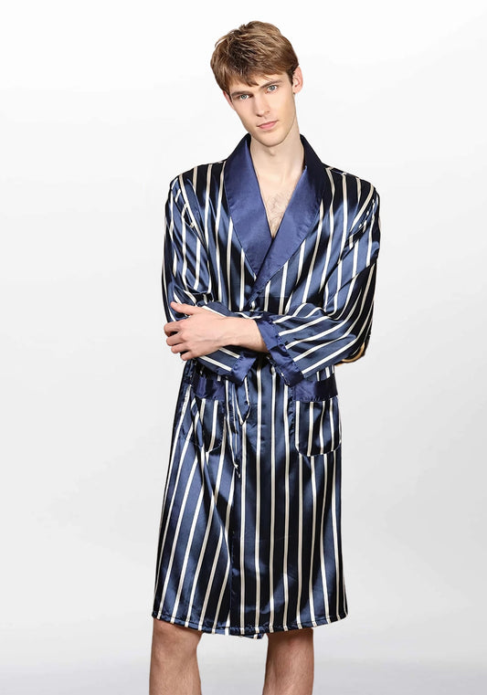 Robe de chambre homme soie luxe