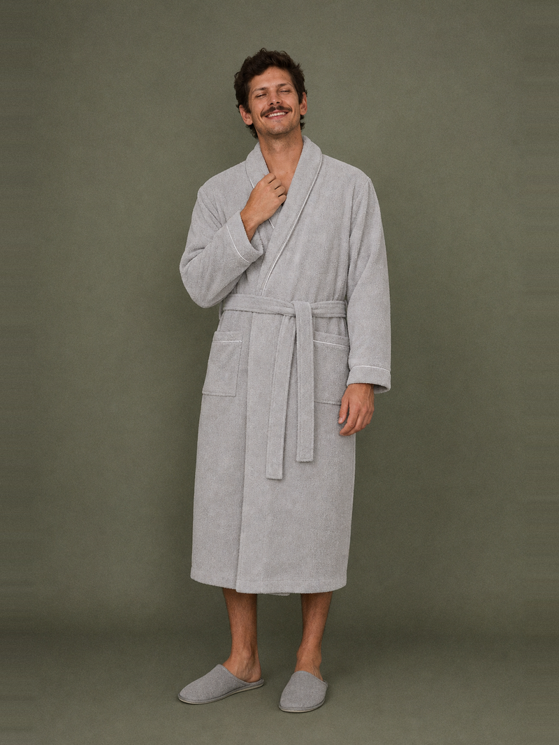 Robe de chambre homme taille XXL – portée de face