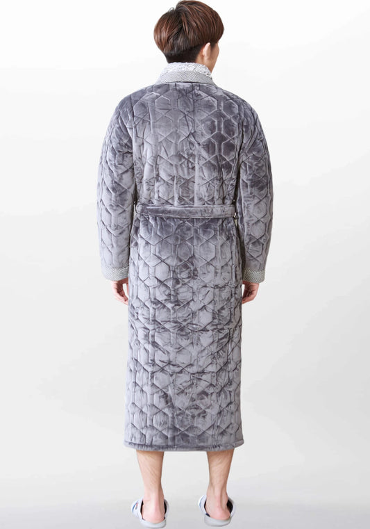 Robe de chambre homme velours coton