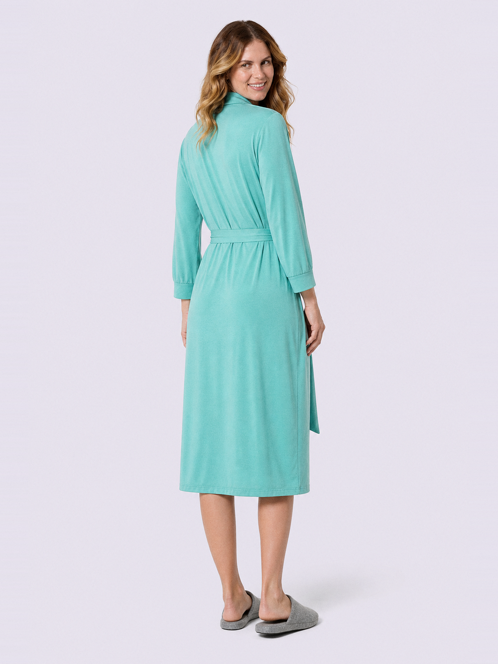 Robe de chambre jersey femme – vue de dos