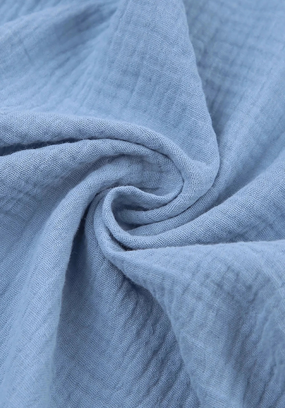 Robe de chambre kimono coton bleu femme - Ma robe de chambre