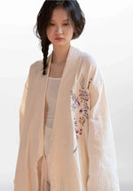 Robe de chambre kimono coton femme - Vignette | Ma robe de chambre