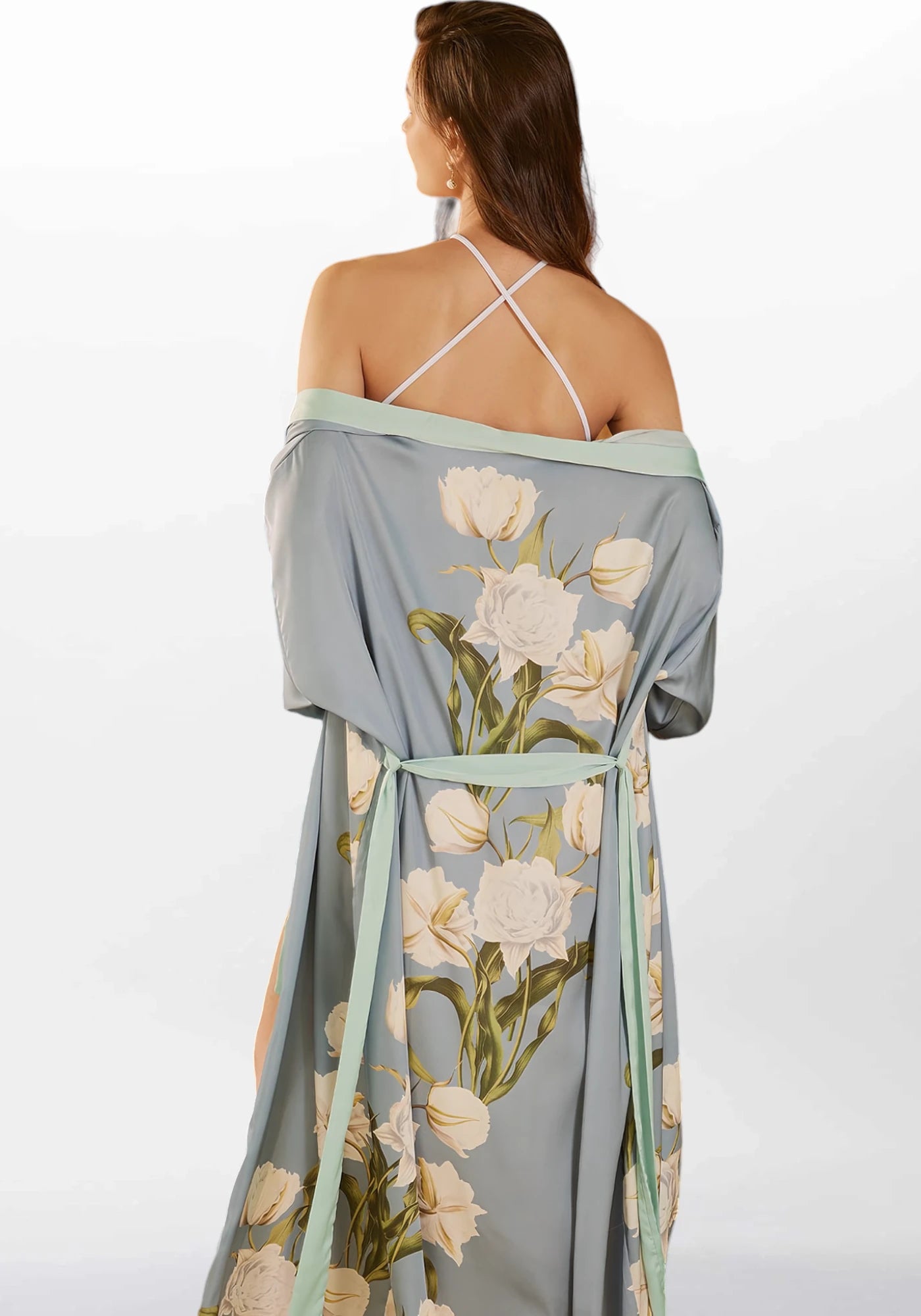 Robe de chambre kimono long femme