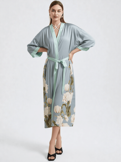 Robe de chambre kimono long femme - Ma robe de chambre