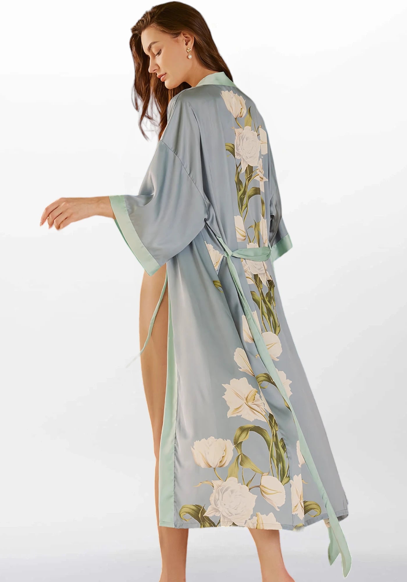 Robe de chambre kimono long femme - Ma robe de chambre