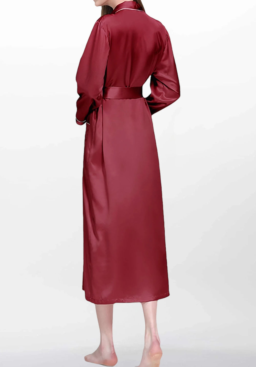 Vue de dos ou tombé, robe de chambre kimono