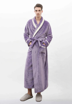 Damen-Fleece-Kimono-Morgenmantel  - Vignette | Ma robe de chambre