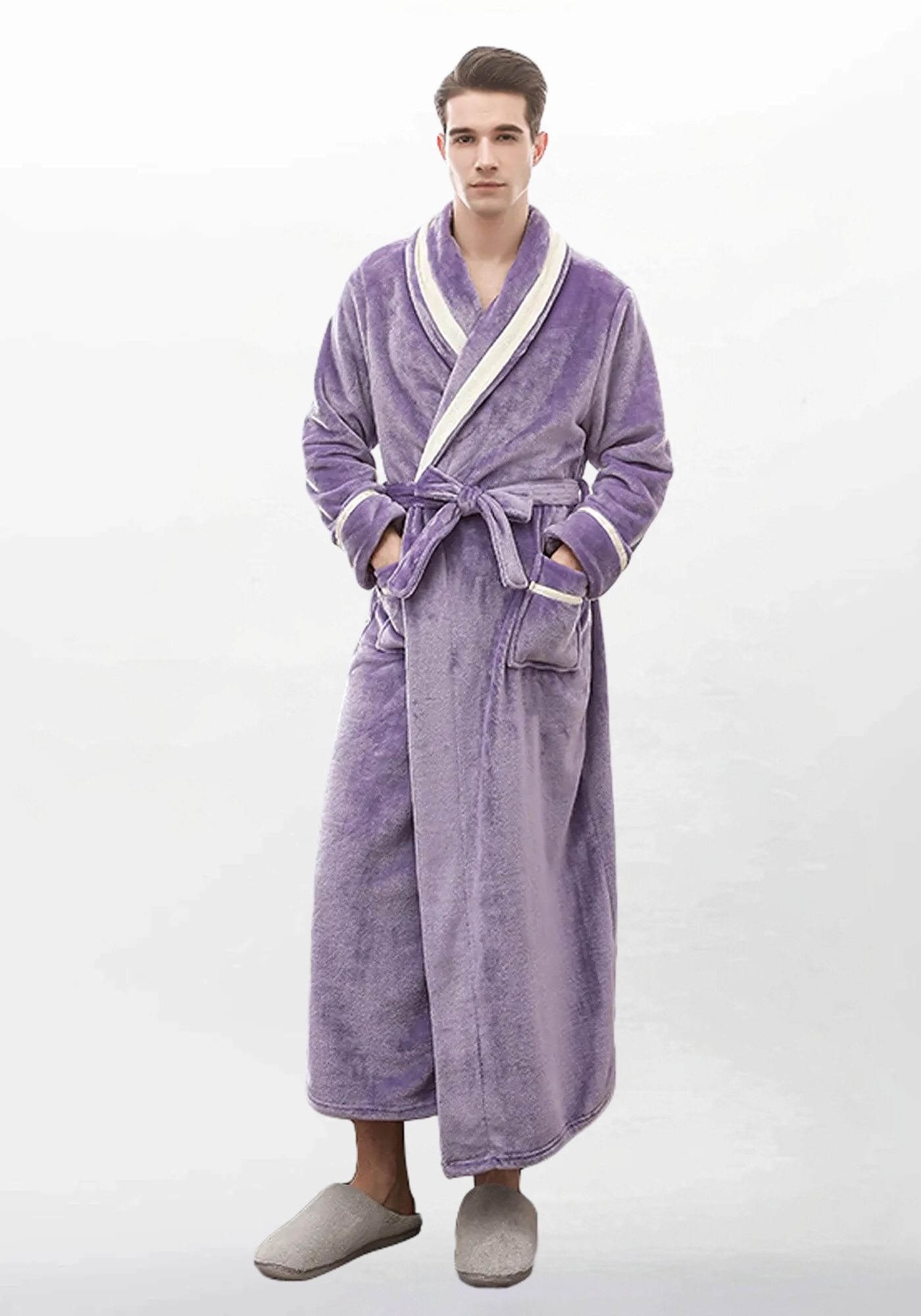 Robe de chambre kimono polaire femme