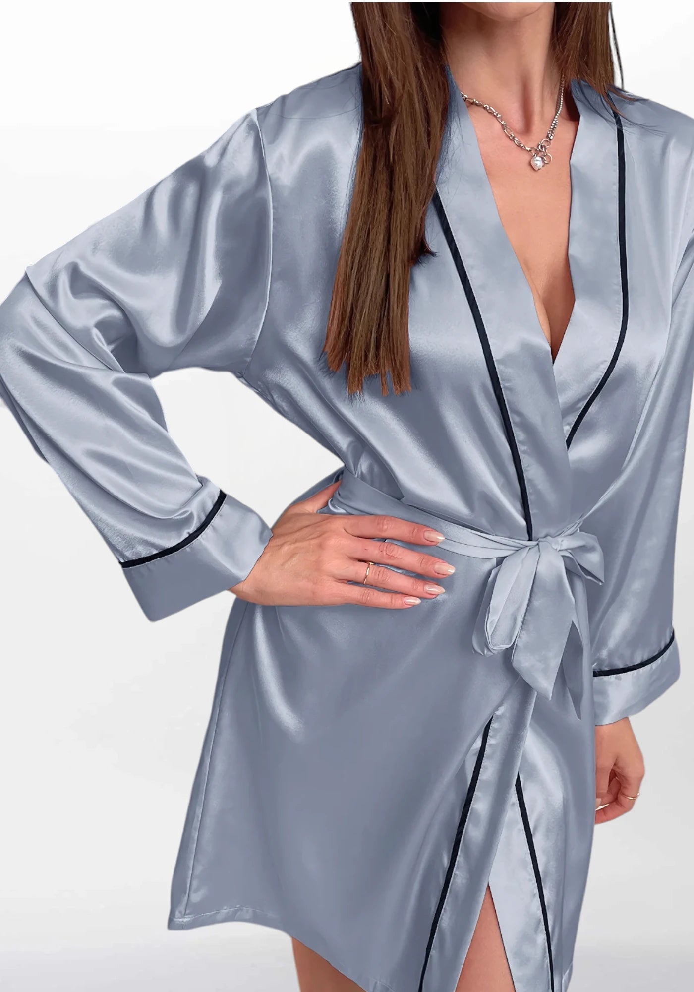 Robe de chambre kimono satin