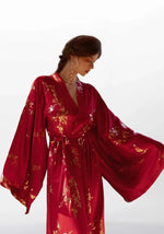 Robe de chambre kimono satin femme - Vignette | Ma robe de chambre