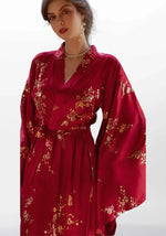 Robe de chambre kimono satin femme - Vignette | Ma robe de chambre