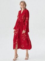 Robe de chambre kimono satin femme - Vignette | Ma robe de chambre