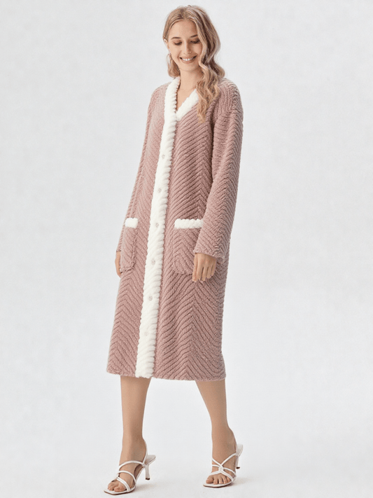 Robe de chambre laine polaire femme - Ma robe de chambre