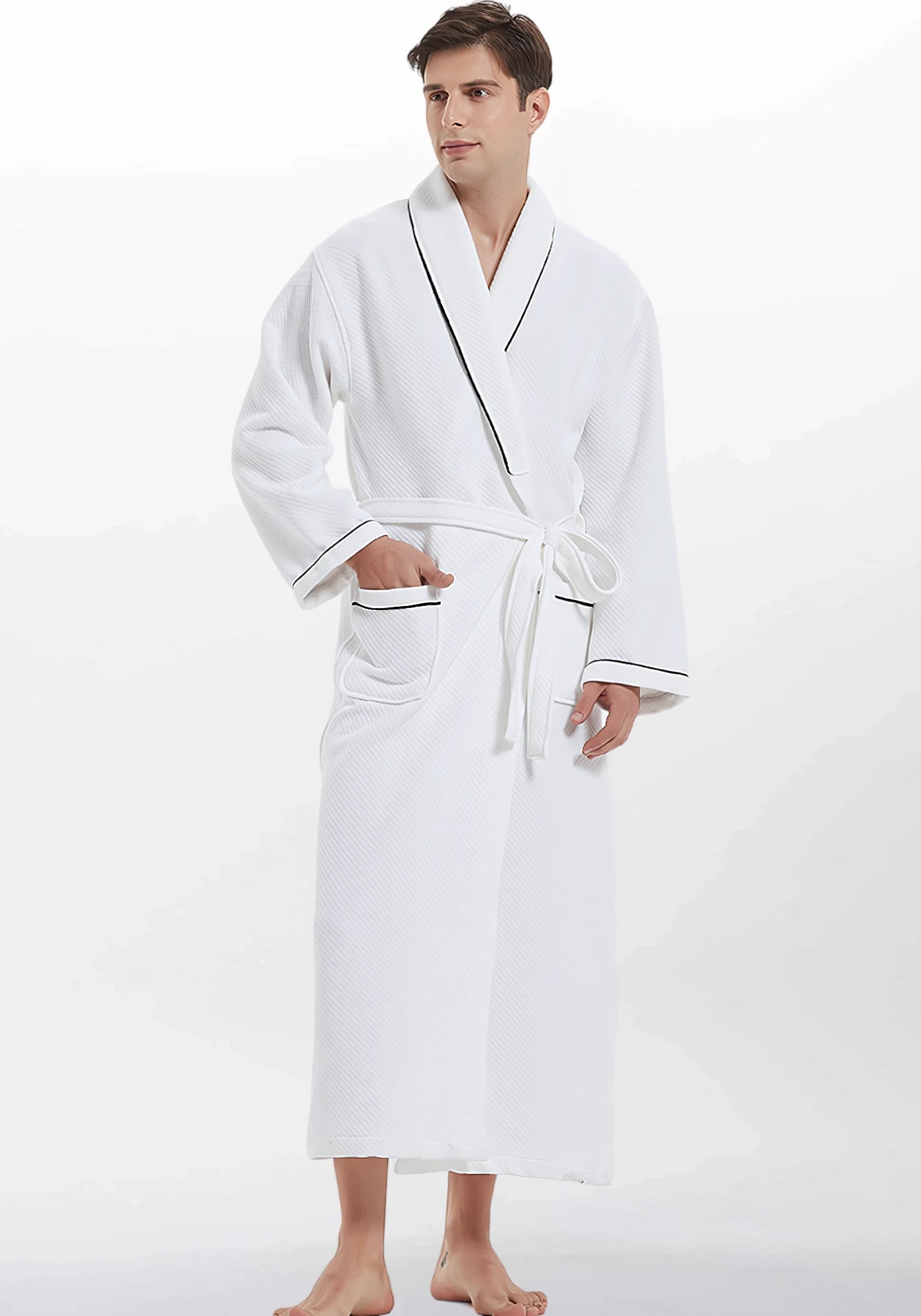 Robe de chambre légère pour homme