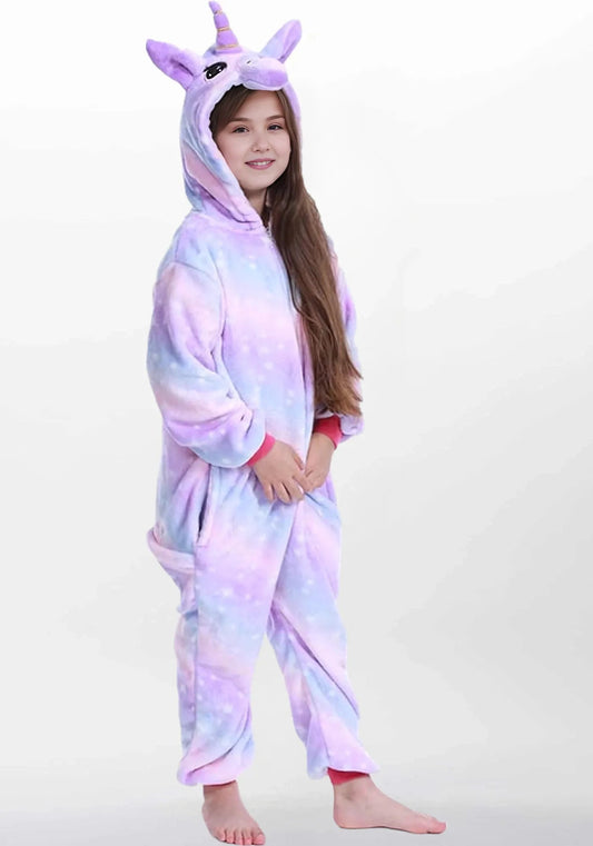 Robe de chambre licorne fille