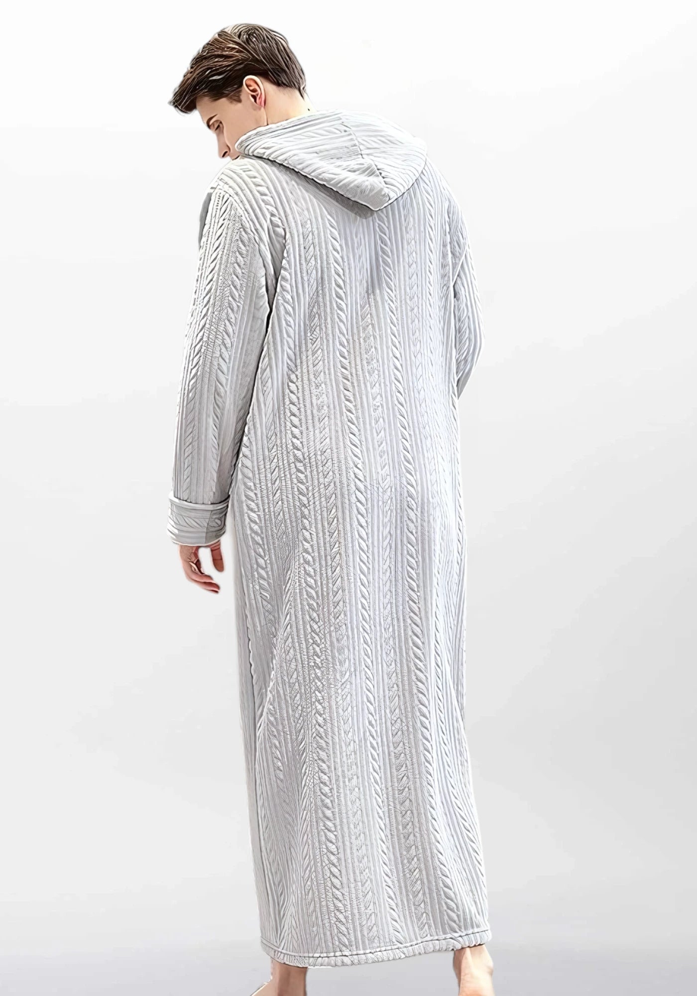 Robe de chambre longue chaude femme