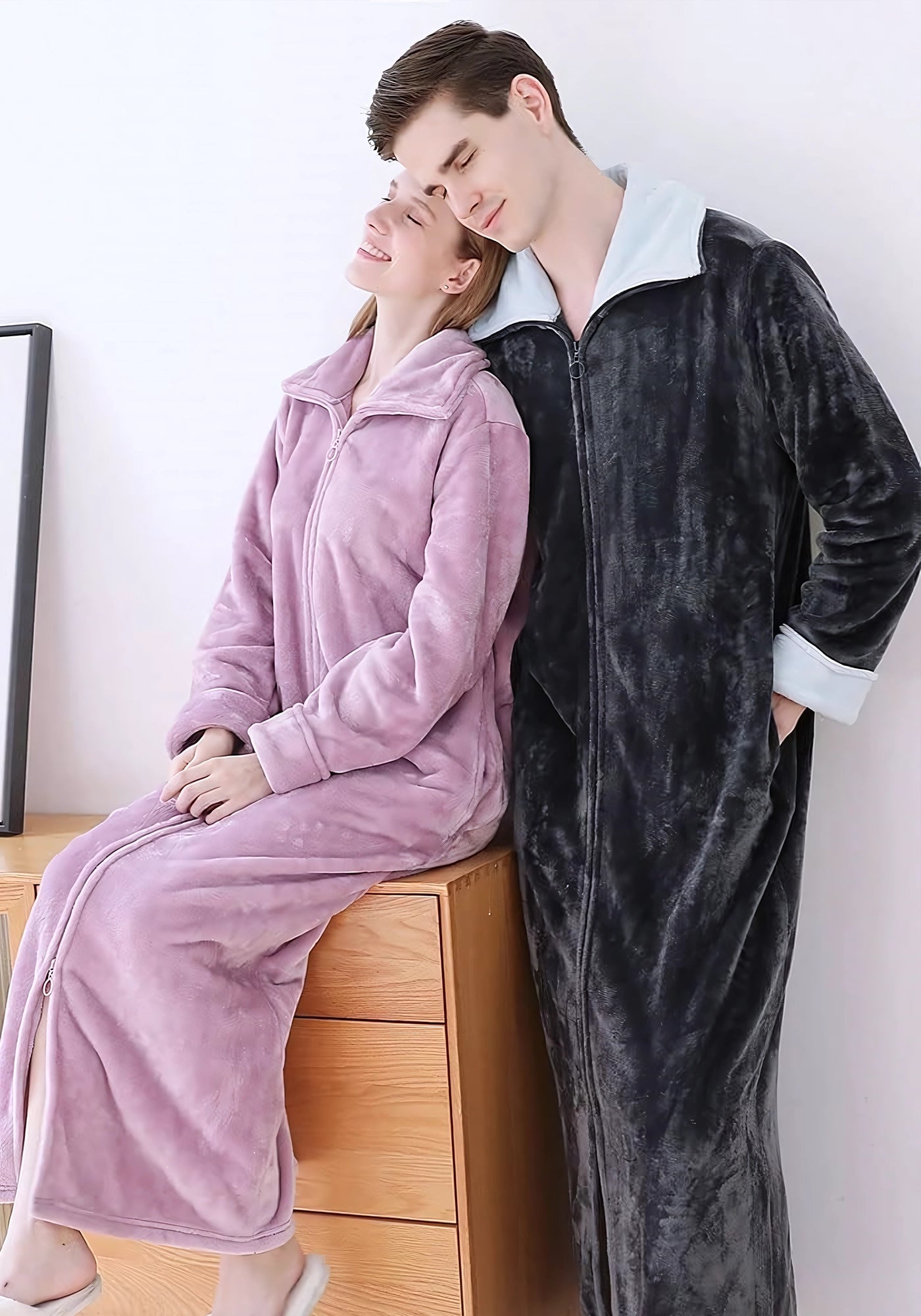 Longue robe de chambre femme sale