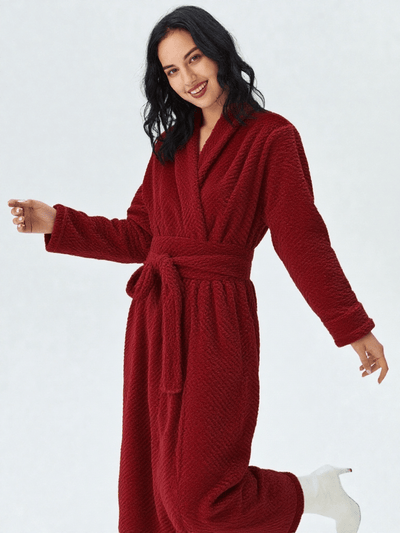Robe de chambre longue femme hiver - Ma robe de chambre