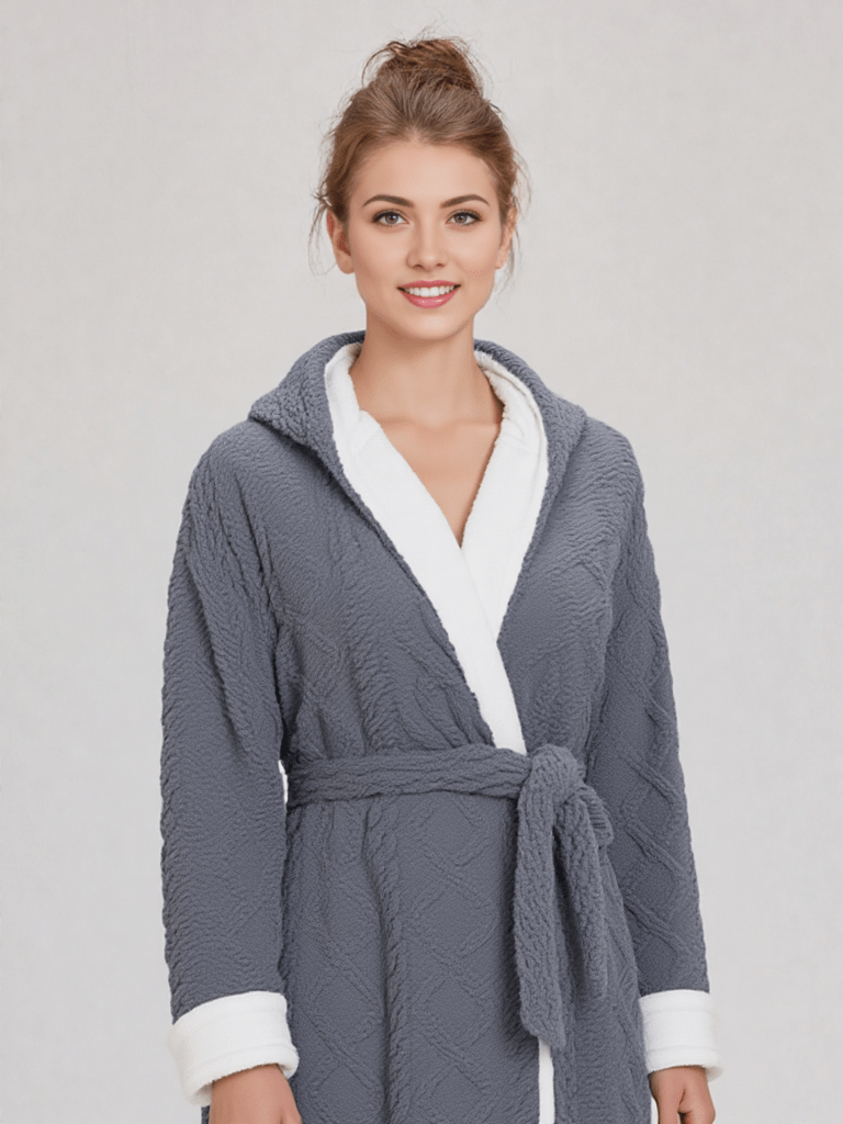Robe de chambre longue polaire femme - Ma robe de chambre