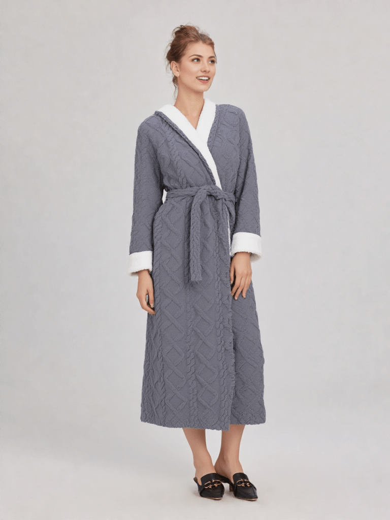 Robe de chambre longue polaire femme - Ma robe de chambre