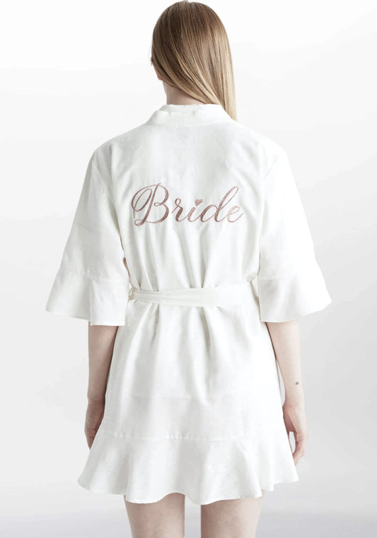 Robe de chambre mariage personnalisé