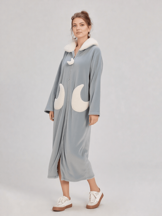 Robe de chambre pilou pilou femme - Ma robe de chambre
