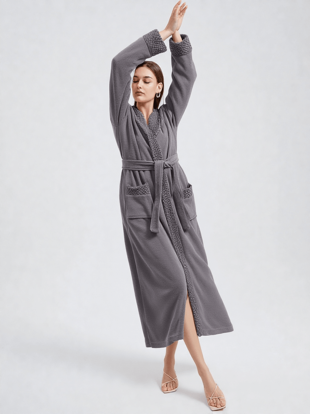 Robe de chambre polaire chaude femme - Ma robe de chambre