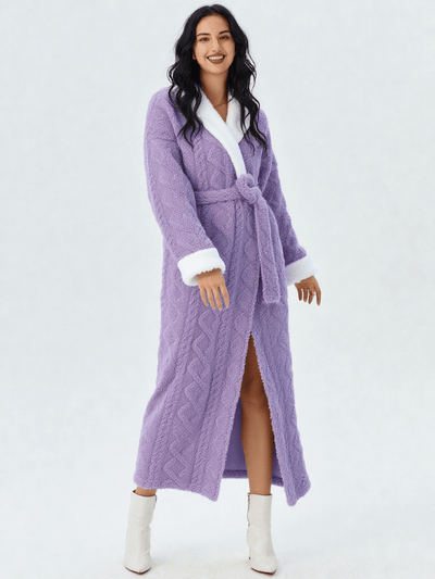 Robe de chambre polaire épaisse femme - Ma robe de chambre