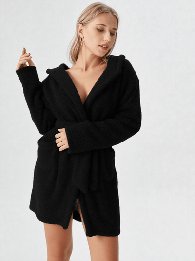 Robe de chambre polaire femme courte - Ma robe de chambre