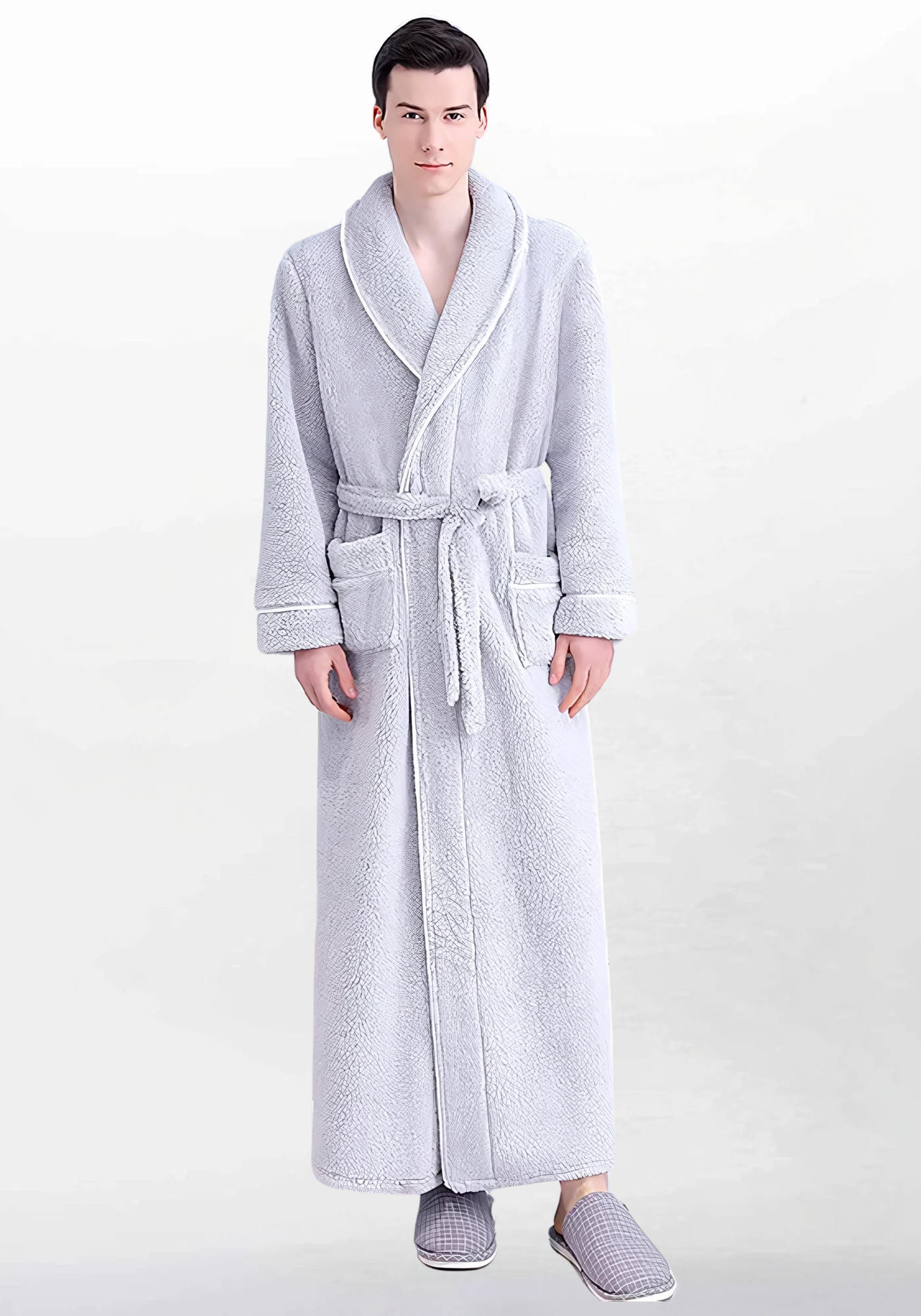 Robe de chambre polaire femme grande taille