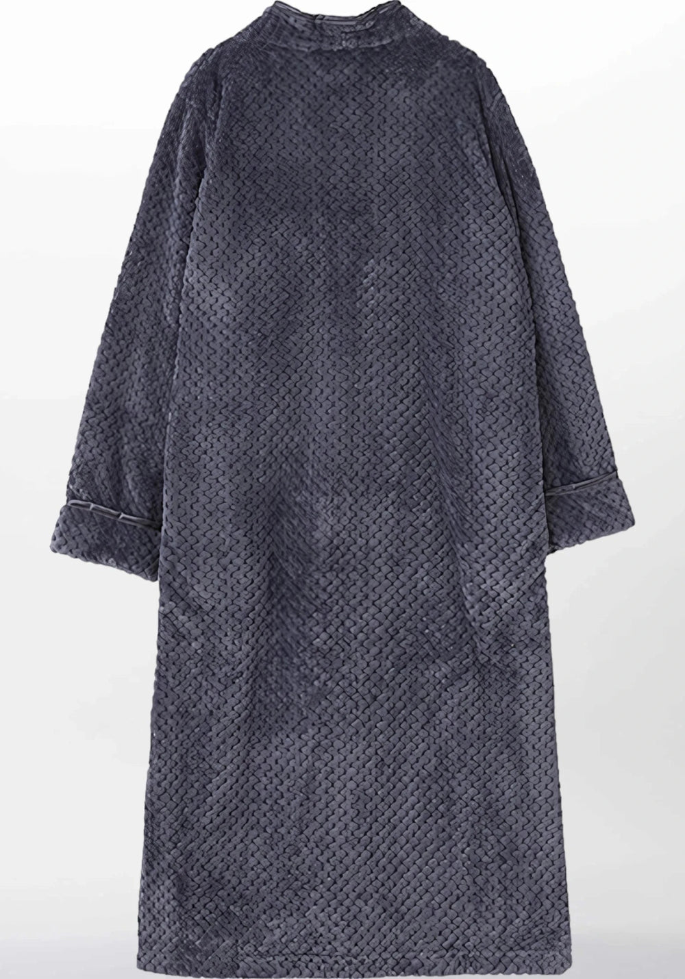 Vue de dos ou tombé, robe de chambre polaire femme zippée