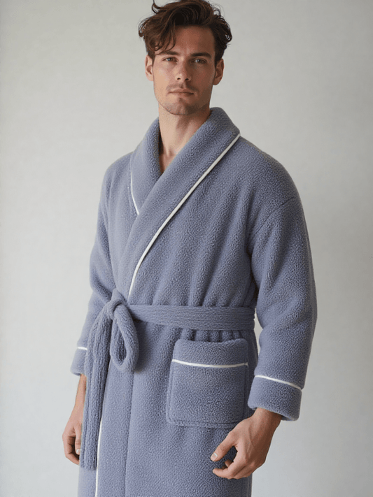 Robe de chambre polaire homme grande taille - Ma robe de chambre