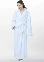 Langer Damen-Bademantel aus Fleece  - Vignette | Ma robe de chambre