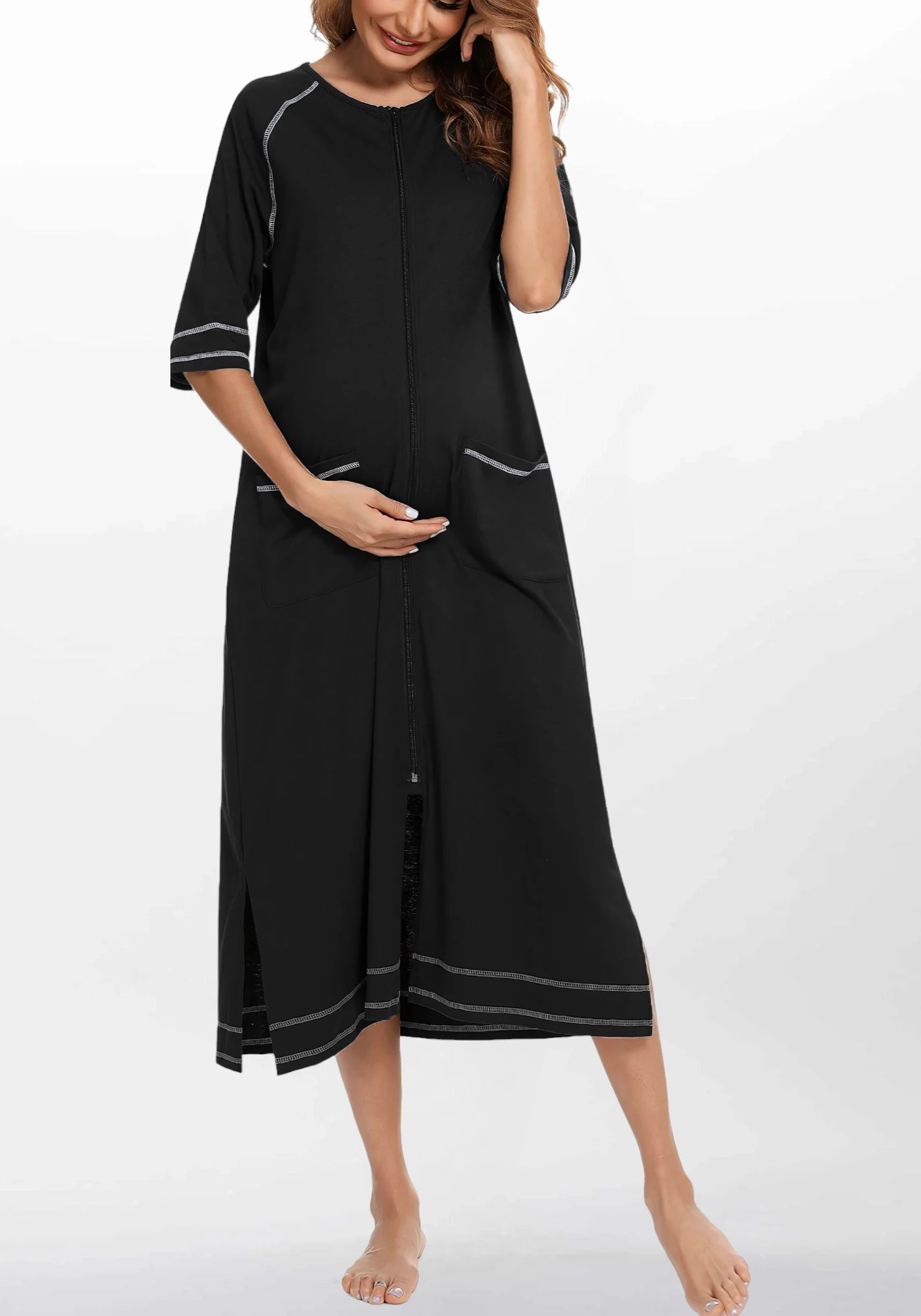 Robe de chambre pour femme enceinte