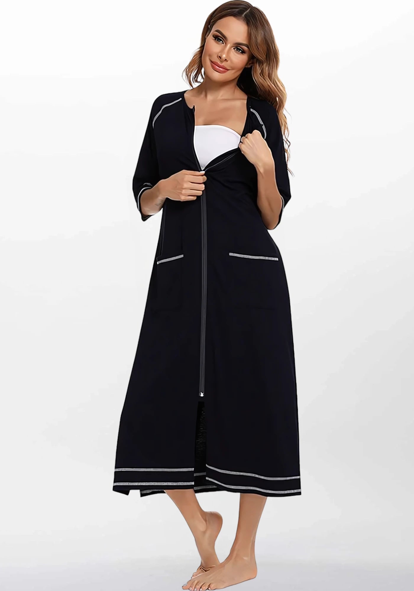 Robe de chambre pour femme enceinte