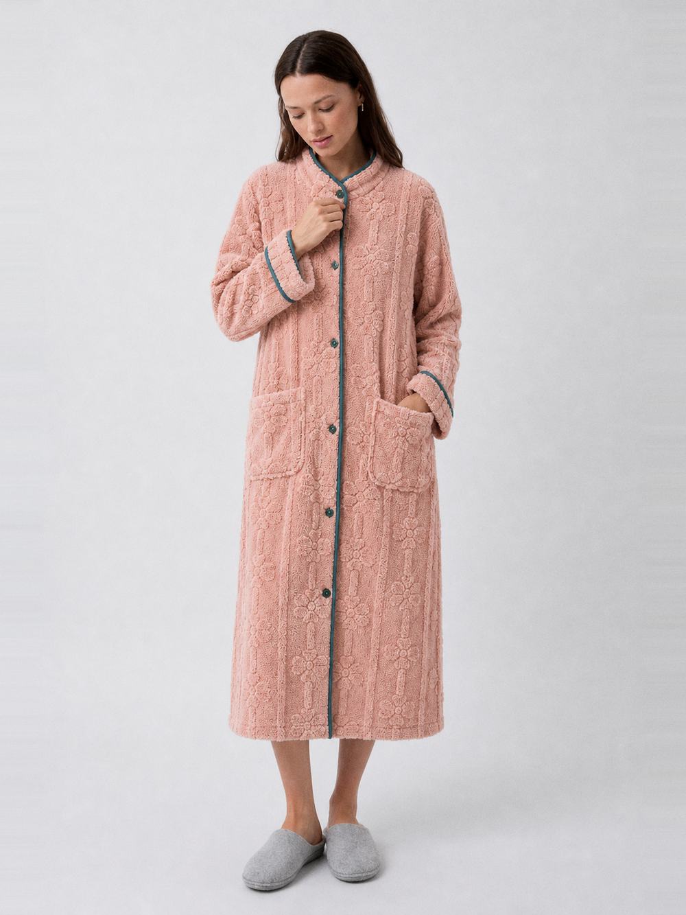 Robe de chambre pour grand-mère – ceinture et poches