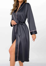 Robe de chambre satin femme - Vignette | Ma robe de chambre