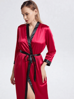 Robe de chambre satin grande taille - Vignette | Ma robe de chambre